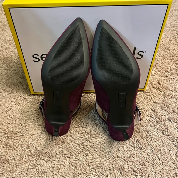 NIB Purple Suede Booties - Picture 6 of 7
